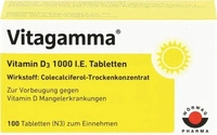 PZN-DE 01486045, W&ouml;rwag Pharma Vitagamma Vitamin D3 1000 I.e.tabletten 100 ST
