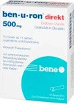 PZN-DE 07728495, bene Arzneimittel Ben-U-Ron Direkt 500mg Granulat Erdbeer/Vanille 10
