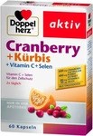 PZN-DE 07625074, Queisser Pharma Doppelherz Cranberry + K&uuml;rbis Kaps. 60 ST