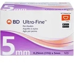 Bd Ultra-Fine Pen-Nadeln 5Mm 31 G 0.25 Mm 105 ST