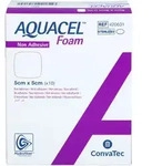 Aquacel Foam Nicht Adh&auml;siv 5x5 cm Verband 10 ST