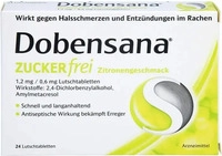 PZN-DE 11128074, Reckitt Benckiser Dobensana Zuckerfrei Zitronengeschmack 1.2mg 24 ST