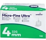 Micro-Fine Ultra Pen-Nadeln 4 Mm 32 G 100 ST