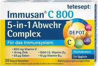 PZN-DE 16700521, Merz Consumer Care Tetesept Immusan C 800 5-In-1 Abwehr Complex 20