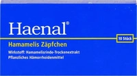 PZN-DE 00295567, Strathmann Haenal Hamamelis Z&auml;pfchen 10 ST