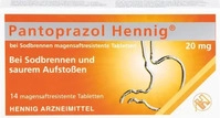 PZN-DE 08439988, Hennig Arzneimittel Pantoprazol Hennig B.sodbrennen 20mg