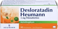 PZN-DE 16938174, HEUMANN PHARMA & . Generica Desloratadin Heumann 5 mg Filmtabletten