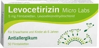 PZN-DE 16821012, Levocetirizin Micro Labs 5 mg Filmtabletten 50 ST