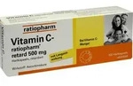 Vitamin C-Ratiopharm Retard 500 mg 100 ST