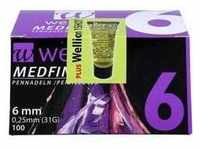 Wellion Medfine Plus Pennadeln 6Mm 100 ST