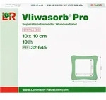 Vliwasorb pro Superabsorb. Steril 10x10cm 10 ST