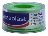 Hansaplast Fixierpflaster Sensitive 5mx2.5cm Schub 1 ST