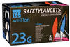 Wellion Safetylancets 23G Sicherheitseinmallanz 200 ST