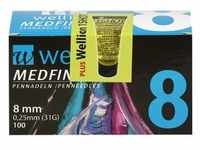Wellion Medfine Plus Pennadeln 8Mm 100 ST