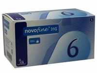 Novofine 6 Kanuelen 0.25x6Mm 100 ST
