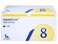 Novofine 8 0.30x8Mm Cpc 100 ST