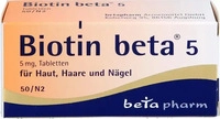 PZN-DE 01841931, betapharm Arzneimittel Biotin Beta 5 50 ST