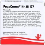 Fegacoren Nr. 61 D7 10 ML