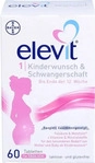 PZN-DE 15371305, Bayer Vital Elevit 1 Kinderwunsch & Schwangerschaft 60 ST