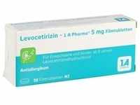 Levocetirizin - 1 A Pharma 5 mg Filmtabletten 50 ST