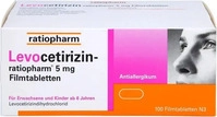 PZN-DE 15197758, Levocetirizin-Ratiopharm 5 mg Filmtabletten 100 ST