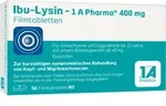 Ibu-Lysin - 1 A Pharma 400 mg Filmtabletten 50 ST