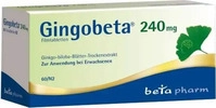 PZN-DE 12461700, betapharm Arzneimittel Gingobeta 240 mg Filmtabletten 60 ST