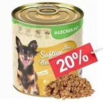 18 x 800 g Lecker.Pet&reg; Josie's Saftige Fleischmahlzeit Sensitiv mit Pute & Reis