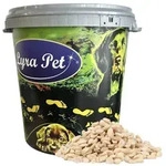 10 kg Lyra Pet&reg; Erdnusskerne SPLITS in 30 L Tonne