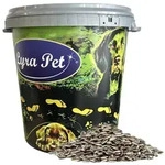 10 kg Lyra Pet&reg; Sonnenblumenkerne gestreift in 30 L Tonne