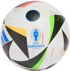 adidas Euro 24 Competition Ball - Damen, White / Black / Glow Blue female