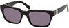 Lacoste L6007S Unisex-Sonnenbrille Vollrand Eckig Kunststoff-Gestell, schwarz