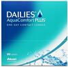 Alcon Dailies AquaComfort Plus (90er Packung) Tageslinsen (-1 dpt & BC 8.7)