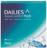 Alcon Dailies AquaComfort Plus (90er Packung) Tageslinsen (7 dpt & BC 8.7)