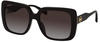 Michael Kors MK2183U Damen-Sonnenbrille Vollrand Eckig Acetat-Gestell, schwarz
