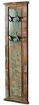 Wandgarderobe 'Seaside' Massivholz, Metall Recycletes Holz Shabby Chic