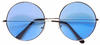 Brille "Hippie", 6 cm Ø, blau