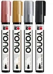 Marabu YONO Acrylmarker Metallic, 4 St&uuml;ck
