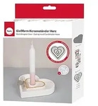 Silikon Gie&szlig;form Kerzenst&auml;nder "Herz"