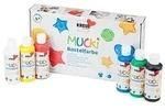Kreul Mucki Bastelfarben, 6x 80 ml