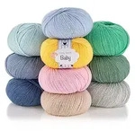 Lana Grossa Wolle Cool Wool Baby, limette