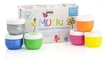 Mucki Fingerfarben f&uuml;r Gl&uuml;ckskinder, 6x 50ml