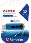 Verbatim USB 3.2 Stick 32GB, V3 MAX, blau-schwarz