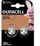 2er Blister Duracell Lithium-Knopfzelle Batterie CR2016