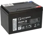 Q-Batteries 12LCP-15 12 V 15 Ah AGM Deep-Cycle-Akku