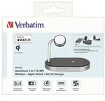 Wireless Charger, 3-in-1, Qi, MFi, WCS-02, schwarz