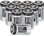 10x Panasonic CR2 Lithium Batterie 3V 850mAh &ndash; CR15H270 &ndash; 10er-Set