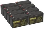 8x Kung Long WP7,2-12A F2 AGM-Akkus 12V 7,2Ah &ndash; passend f&uuml;r APC USV Modelle...