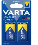 2x VARTA 4922 Longlife Power 9V Block Batterie 6LR61 - passend f&uuml;r Rauchmelder,