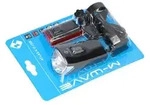Fahrradleuchten-Set - M-WAVE Atlas K 11 USB Akku